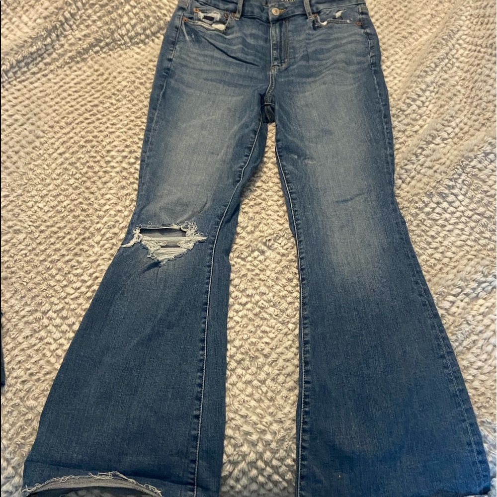 American Eagle Curvy Super High Rise Flare